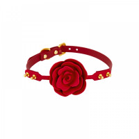 Кляп у формі Троянди червоний Rose Ball Gag UPKO