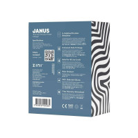 Массажер простаты рельефный, S, Zini Janus Lamp Iron бордовый, 10.4 х 2.2 см