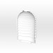 Мини мастурбатор нереалистичный Tenga Pocket Wave Line, с рельефом, белый