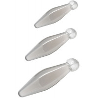 Набір анальних стимуляторів Toy Joy Anal Play Finger Rimmer Finger Rimmer прозорий, 3 шт.