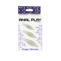 Набір анальних стимуляторів Toy Joy Anal Play Finger Rimmer Finger Rimmer прозорий, 3 шт.