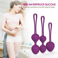 Набір вагінальних кульок Every Night Toys Wendy, 3 шт, лавандовий