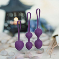 Набір вагінальних кульок Every Night Toys Wendy, 3 шт, лавандовий