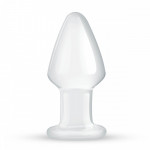 Пробка стекло прозрачная Gildo Glass Buttplug No. 25