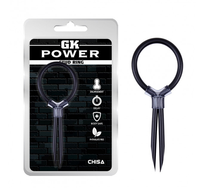 Регулируемое эрекционное кольцо-лассо Chisa GK Power, черное