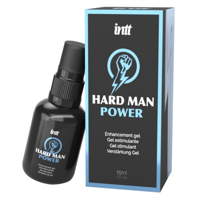 Стимулирующий гель Intt Hard Man Power для мужчин, 15 мл