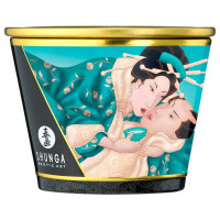 Свеча для массажа Shunga Massage Candle Island Blossoms с цветочным ароматом, 170 мл