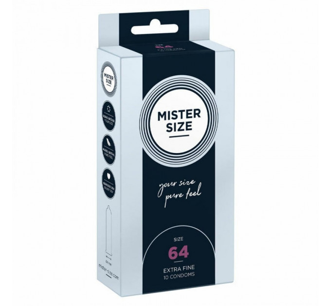 Презервативы Mister Size 64mm pack of 10