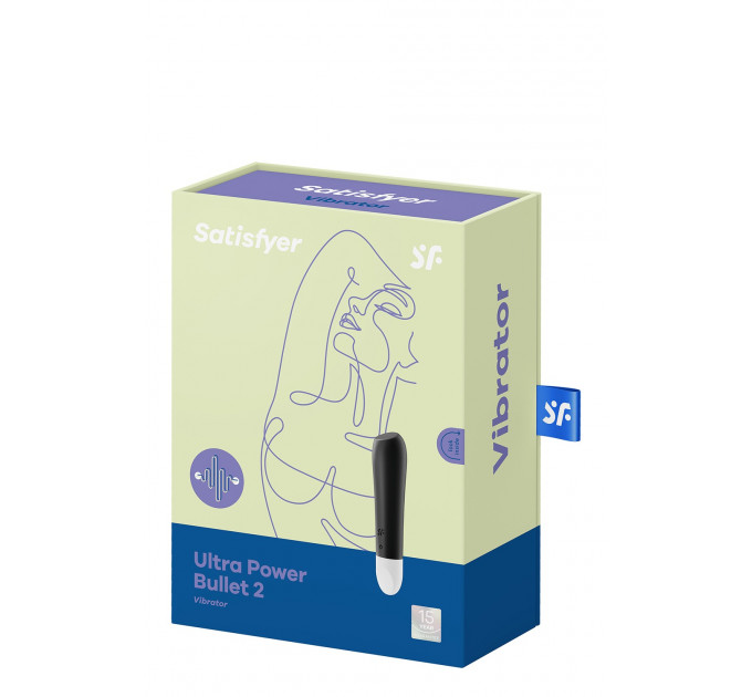 Вибропуля для целенаправленной стимуляции Satisfyer Ultra Power Bullet 2 Black