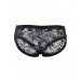 Труси чоловічі Star Night напівпрозорі, з мереживом, чорні, L