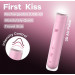 Вакуумний стимулятор Satisfyer First Kiss для клітора, рожевий, 12.5 х 2.5 см