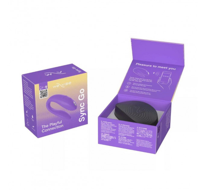 Вибратор для пар We-Vibe Sync Go Light Purple, фиолетовый