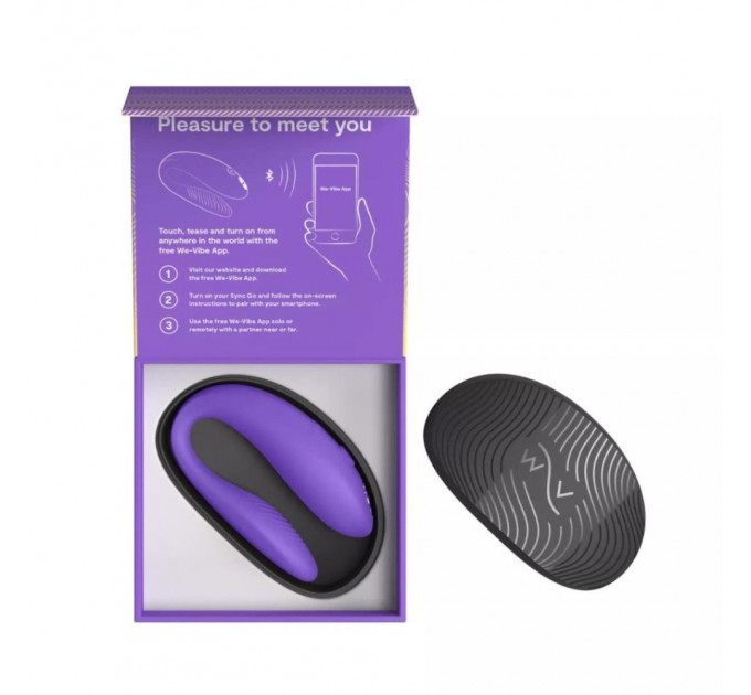Вибратор для пар We-Vibe Sync Go Light Purple, фиолетовый