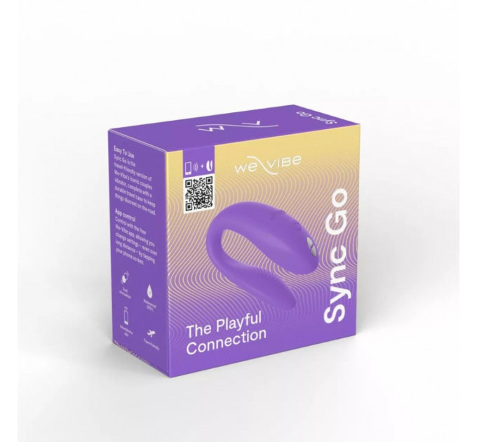 Вибратор для пар We-Vibe Sync Go Light Purple, фиолетовый