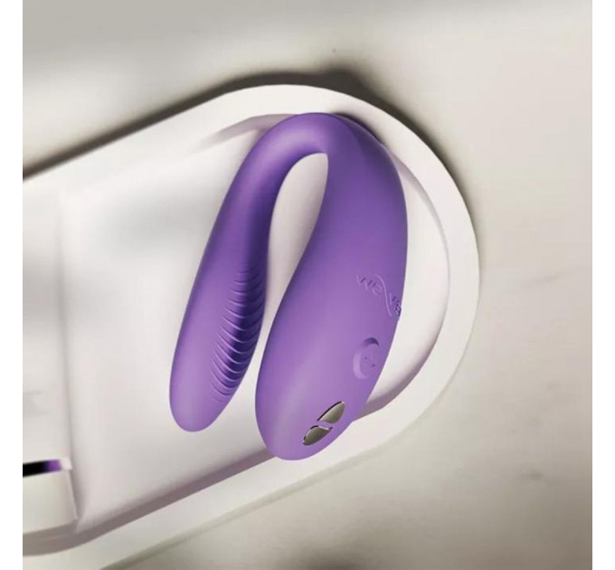 Вибратор для пар We-Vibe Sync Go Light Purple, фиолетовый