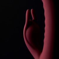 Вибратор-кролик рельефный Sweet Em Velvet Lure 10 режимов вибрации и 5 режимов колебаний, розовый