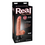 Вибратор Real Feel Deluxe No.1, 6.5" Flesh