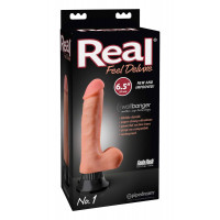 Вибратор реалистичный Real Feel Deluxe No.1, 6.5 на присоске