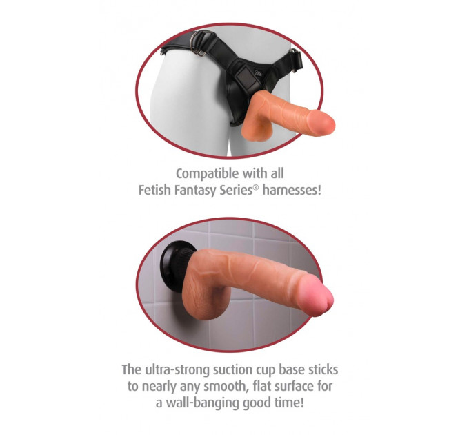 Вібратор Real Feel Deluxe No.1, 6.5" Flesh