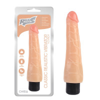 Вибратор реалистичный на батарейках Chisa Real Touch S Classic Realistic, бежевый