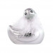 Вибратор уточка Big Teaze Toys Rub My Duckie, серебро