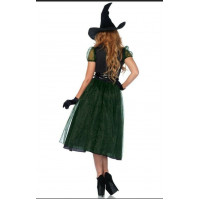 Женский костюм изумрудной ведьмы Leg Avenue Darling Spellcaster S
