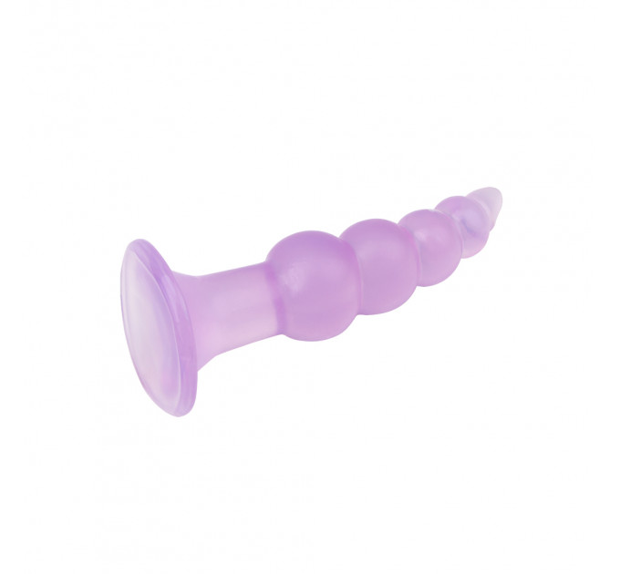 Анальная пробка елочка Hi-Rubber Purple Chisa