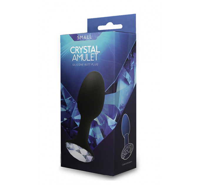 Анальная пробка c камнем CRYSTAL AMULET SMALL