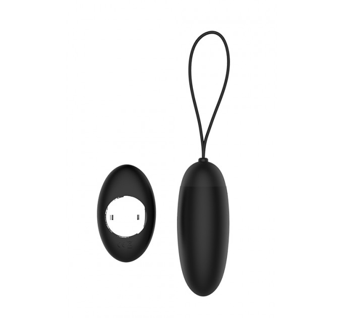 Виброяйцо с беспроводным пультом DUSKY PLEASER BLACK
