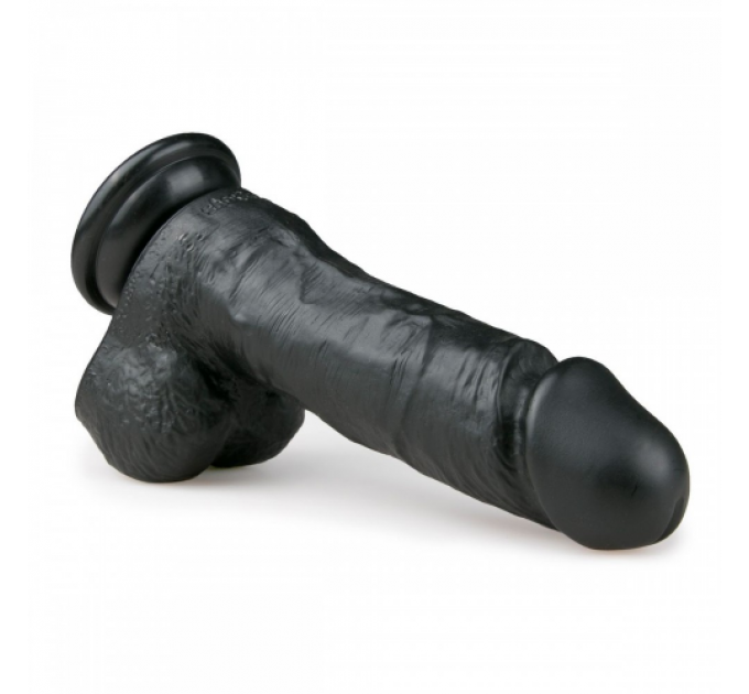 Фаллоимитатор EasyToys Realistic Dildo - 17,5 см черный
