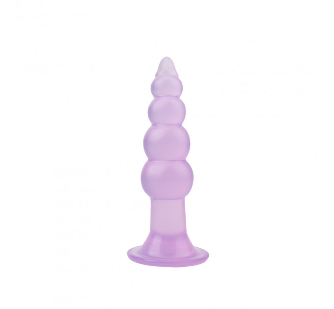 Анальная пробка елочка Hi-Rubber Purple Chisa
