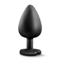 Анальная пробка с камнем Blush TEMPTASIA BLING PLUG LARGE BLACK