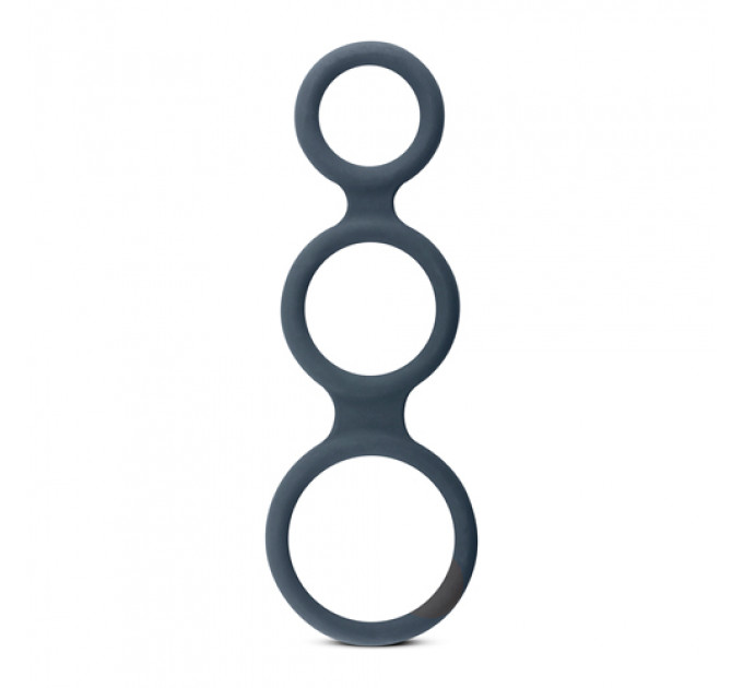 Тройное силиконовое кольцо Boners для пениса Triple Ring