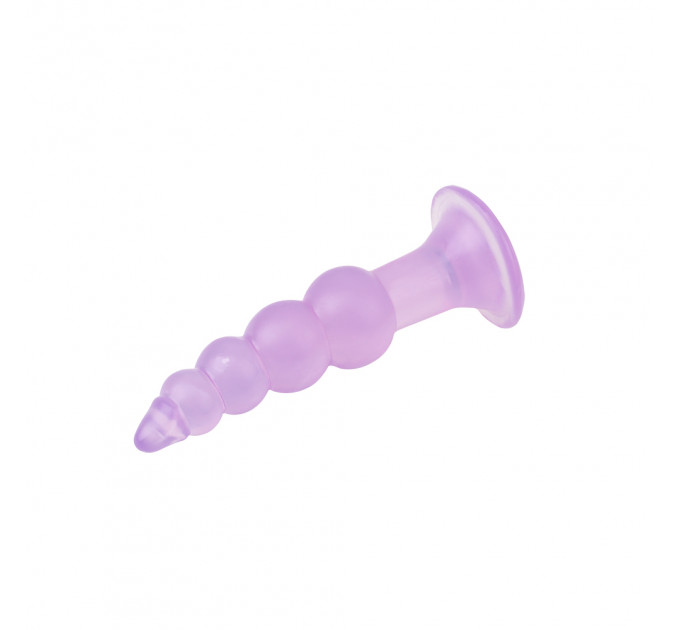 Анальная пробка елочка Hi-Rubber Purple Chisa