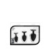 Набор анальных пробок LUXE BLING PLUGS TRAINING KIT WHITE GEMS