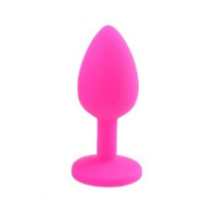 Анальна пробка Pink Silicone Light Pink, s