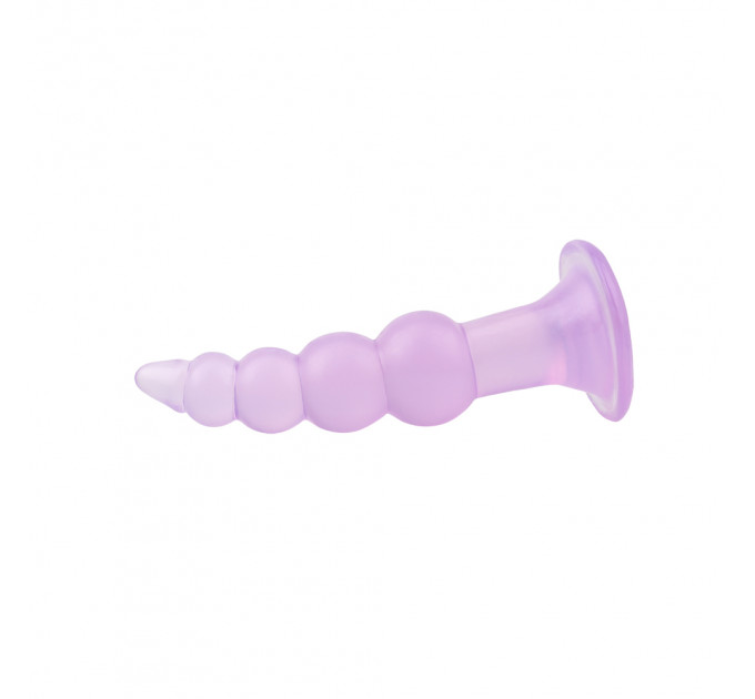 Анальная пробка елочка Hi-Rubber Purple Chisa