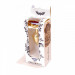 Анальная пробка с камнем Plug-Jewellery Gold Heart PLUG- Red размер S