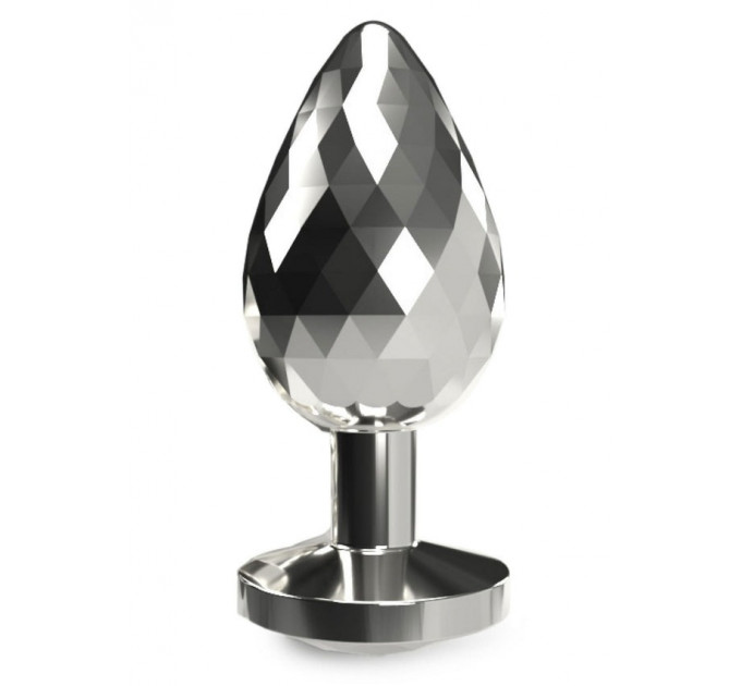 Анальная пробка ToyJoy Anal Play Disco Diamond серебристая, Small