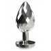 Анальная пробка ToyJoy Anal Play Disco Diamond серебристая, Small