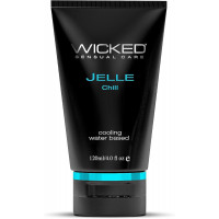 Анальний лубрикант з ефектом охолодження WICKED JELLE CHILL на водній основі, 120 мл