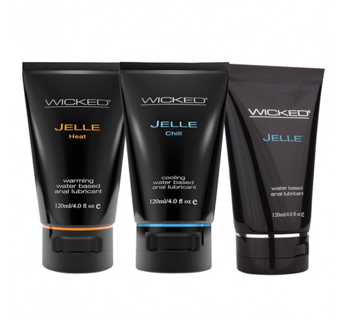 Анальний лубрикант з ефектом охолодження WICKED JELLE CHILL ANAL LUBRICANT 120ML