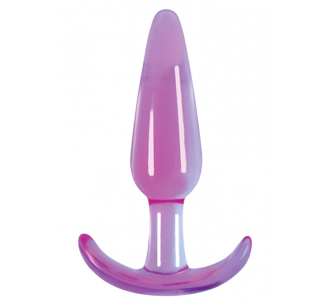 Анальная пробка NS Novelties Jelly Rancher Smooth T-Plug, фиолетовая