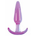 Анальная пробка NS Novelties Jelly Rancher Smooth T-Plug, фиолетовая