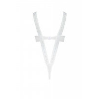 Боди с открытой грудью KYOUKA BODY white S/M - Passion