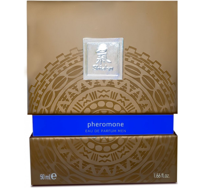 Духи з феромонами чоловічі SHIATSU Pheromone Fragrance men darkblue 50 ml
