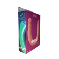 Двухсторонний фаллоимитатор EGZO MAD Ciberskin "FLEX&FIX" 47 см *4 см
