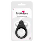 Ерекційне кільце LIT-UP SILICONE STIMU RING 1, BLACK