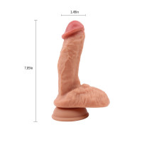 Фалоімітатор з мошонкою на присосці Chisa DiDi The Real Deal Dildo, тілесний