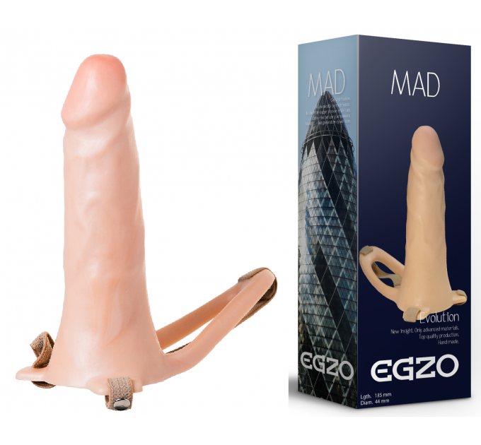 Фаллопротез поясной EGZO 18,5см*4,4см